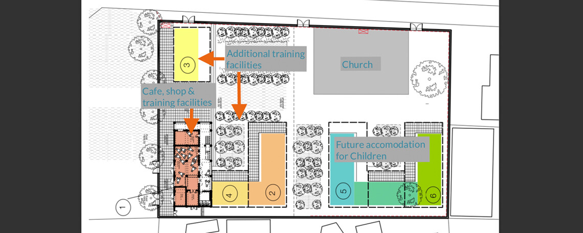 plan of proposed site