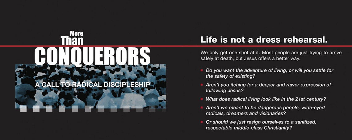 more than conquerors by Simon Guillebaud book and DVD